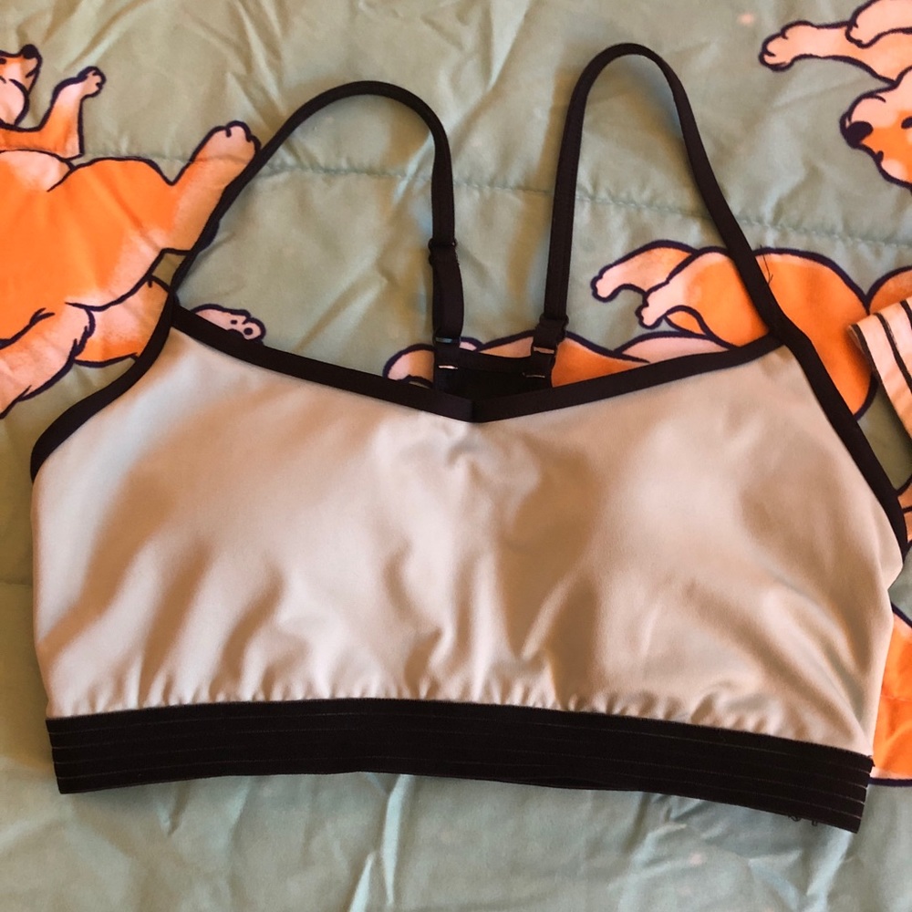 Forever 21 racer back sports bra, mint green
